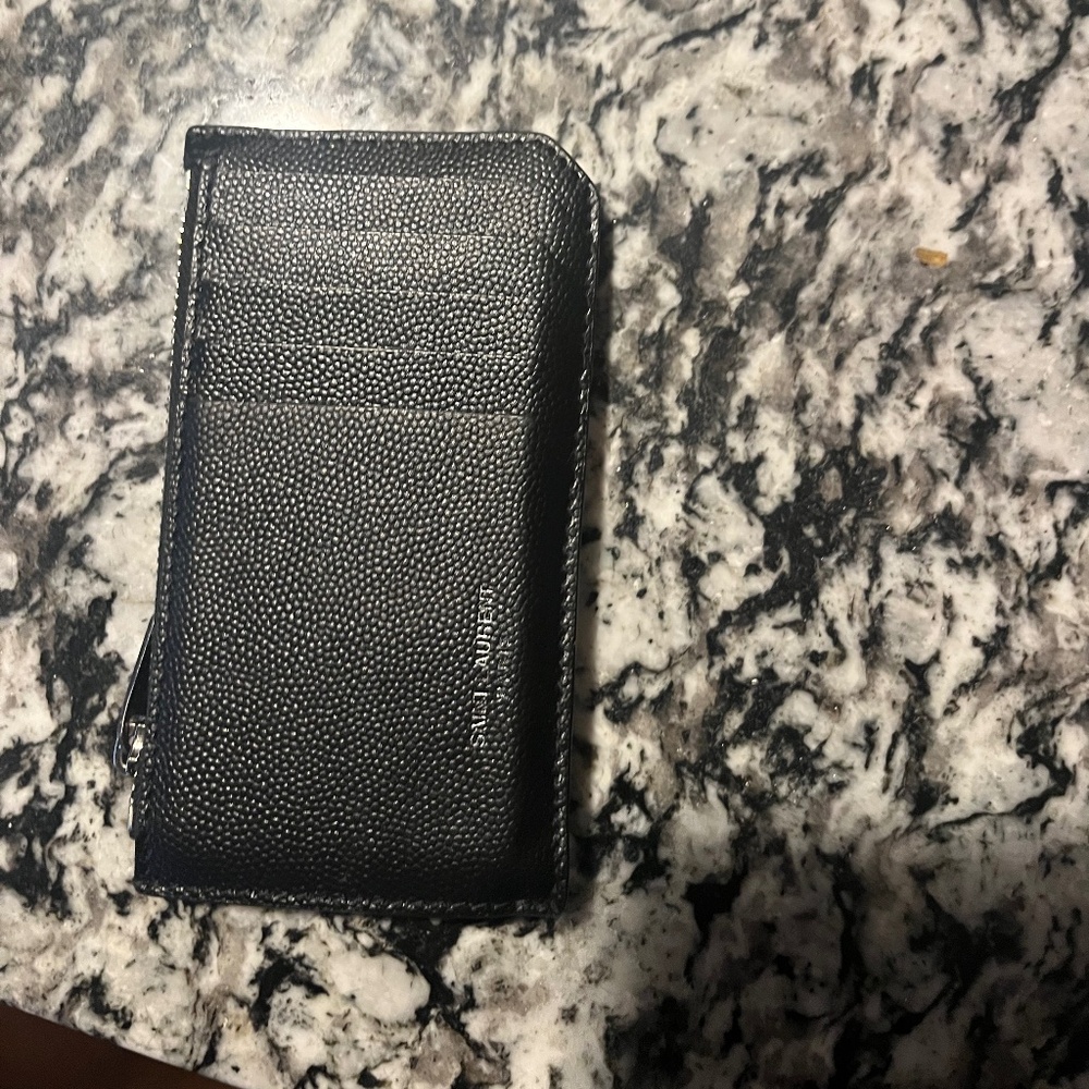 SAINT LAURENT PARIS card holder authentic used condition